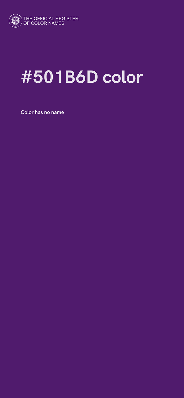 #501B6D color image