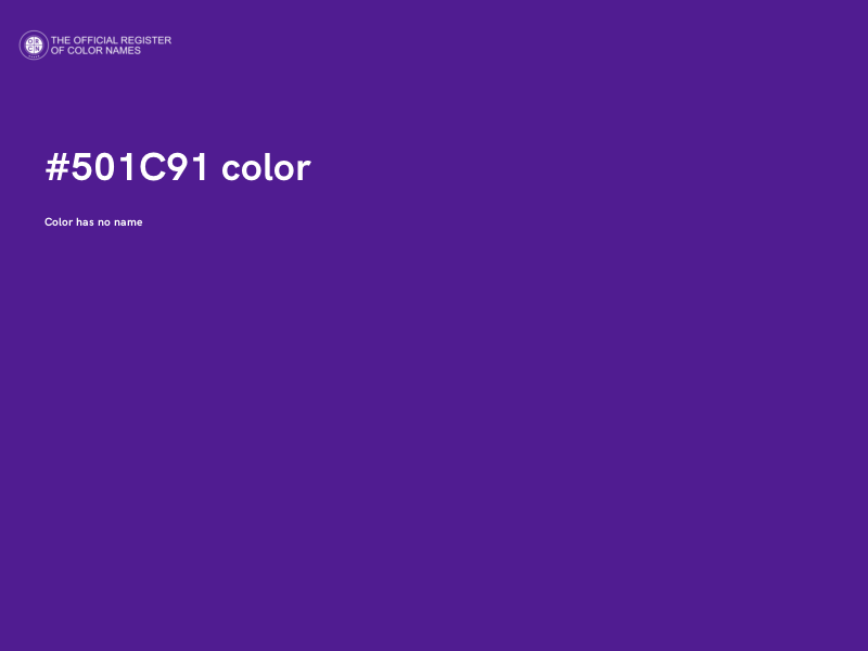 #501C91 color image
