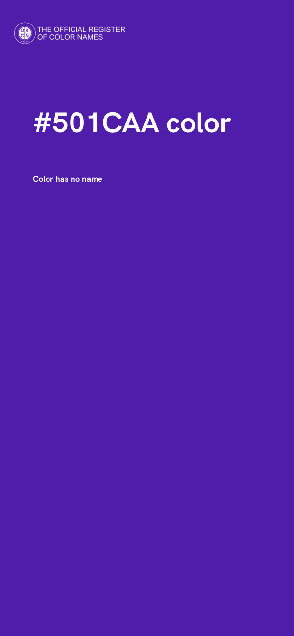 #501CAA color image