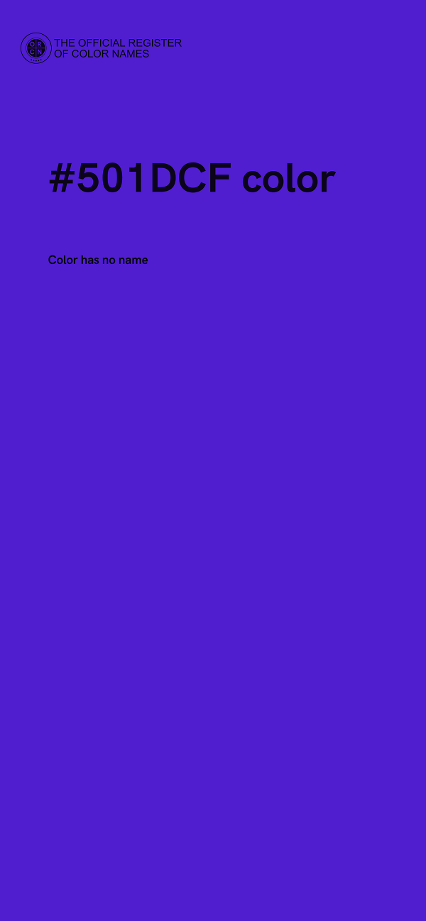 #501DCF color image