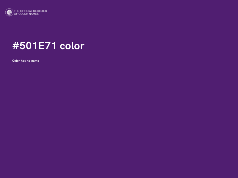 #501E71 color image