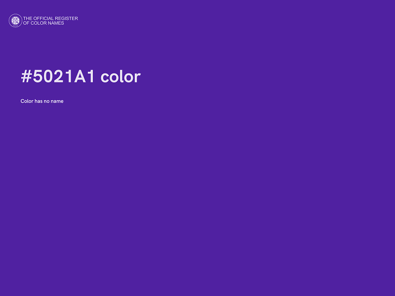 #5021A1 color image