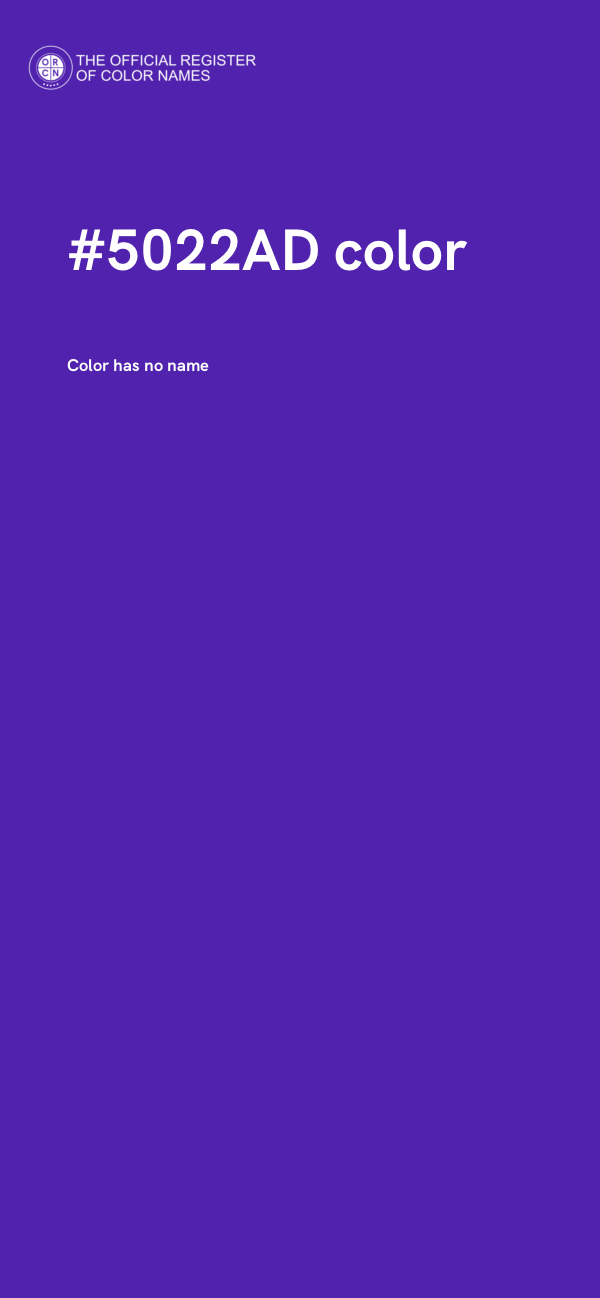 #5022AD color image
