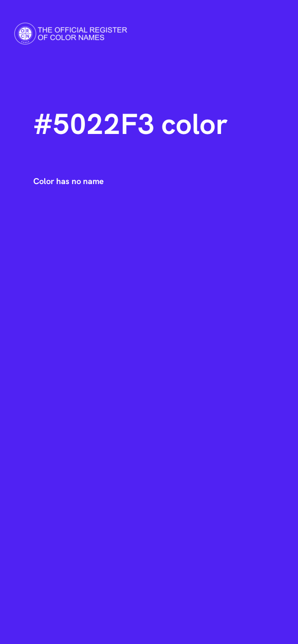 #5022F3 color image