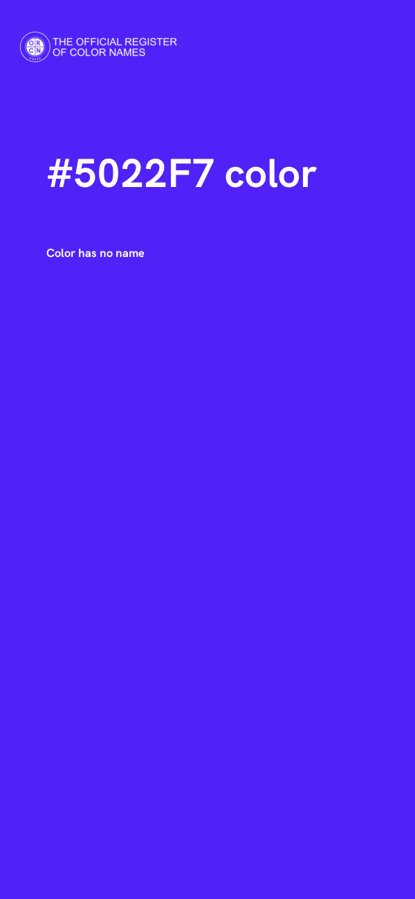 #5022F7 color image