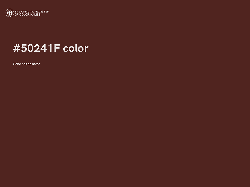 #50241F color image