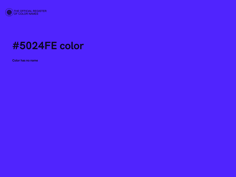 #5024FE color image