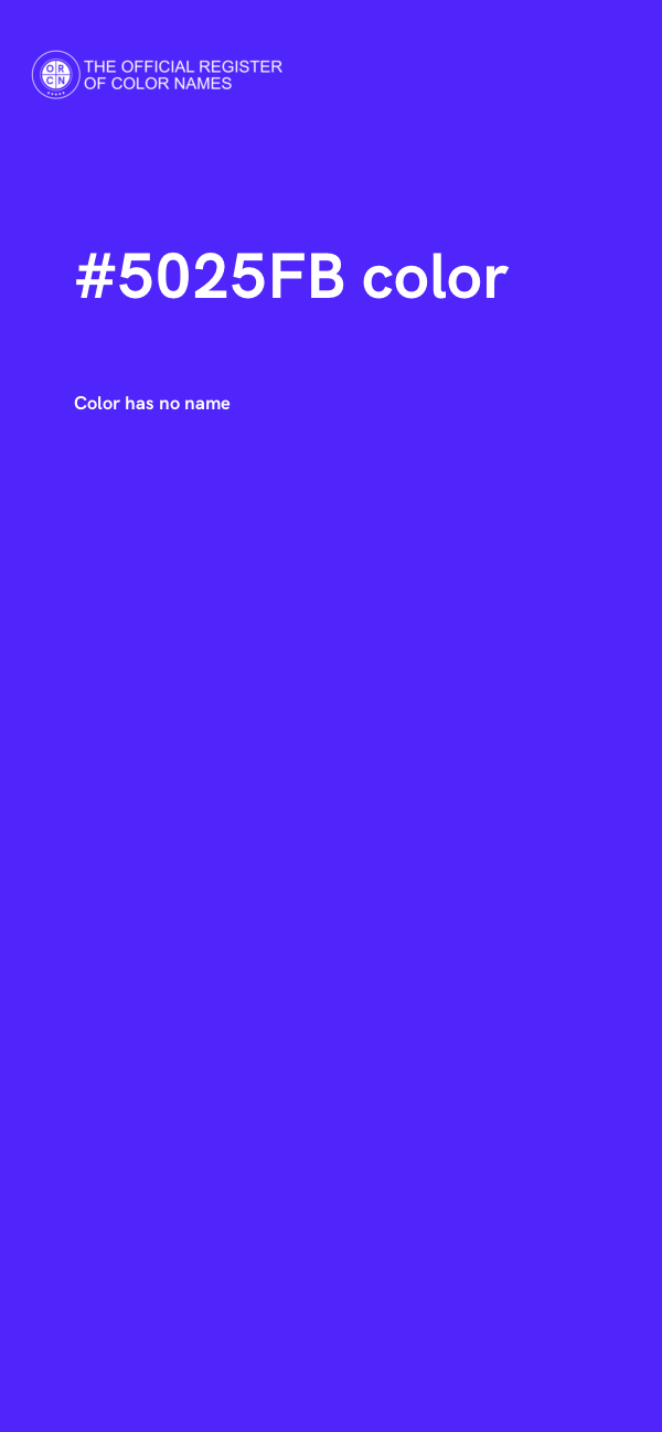 #5025FB color image