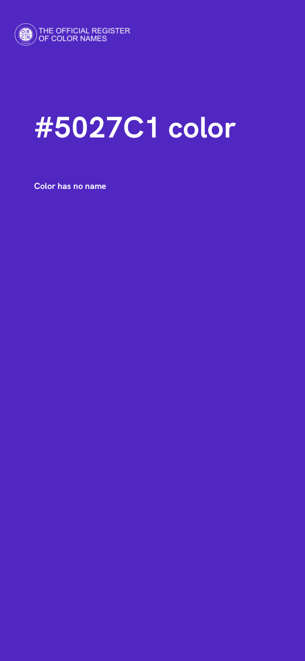 #5027C1 color image