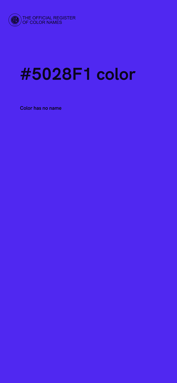 #5028F1 color image