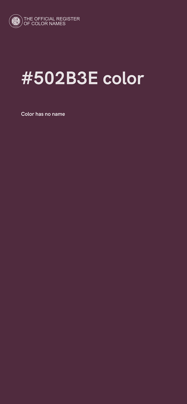 #502B3E color image