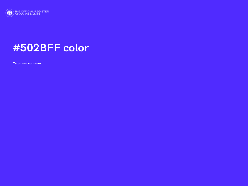 #502BFF color image