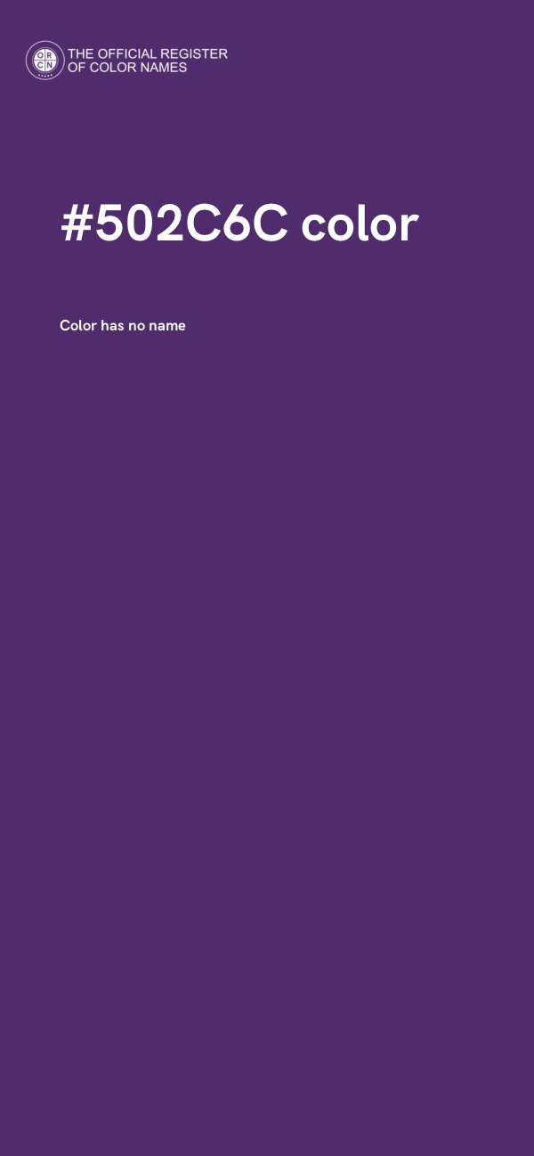 #502C6C color image