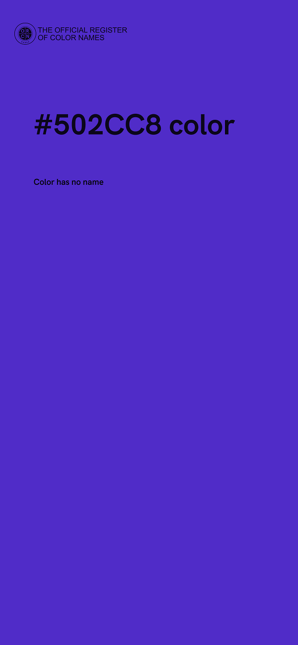 #502CC8 color image