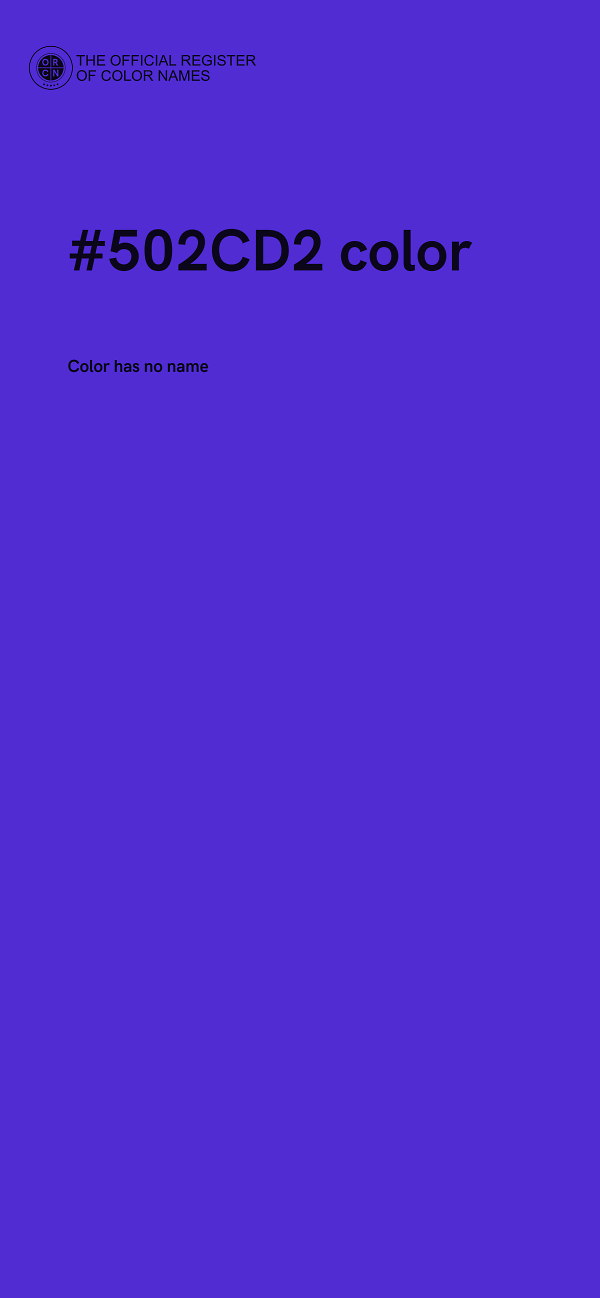 #502CD2 color image