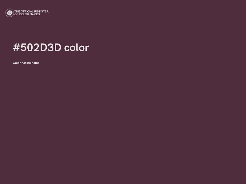 #502D3D color image