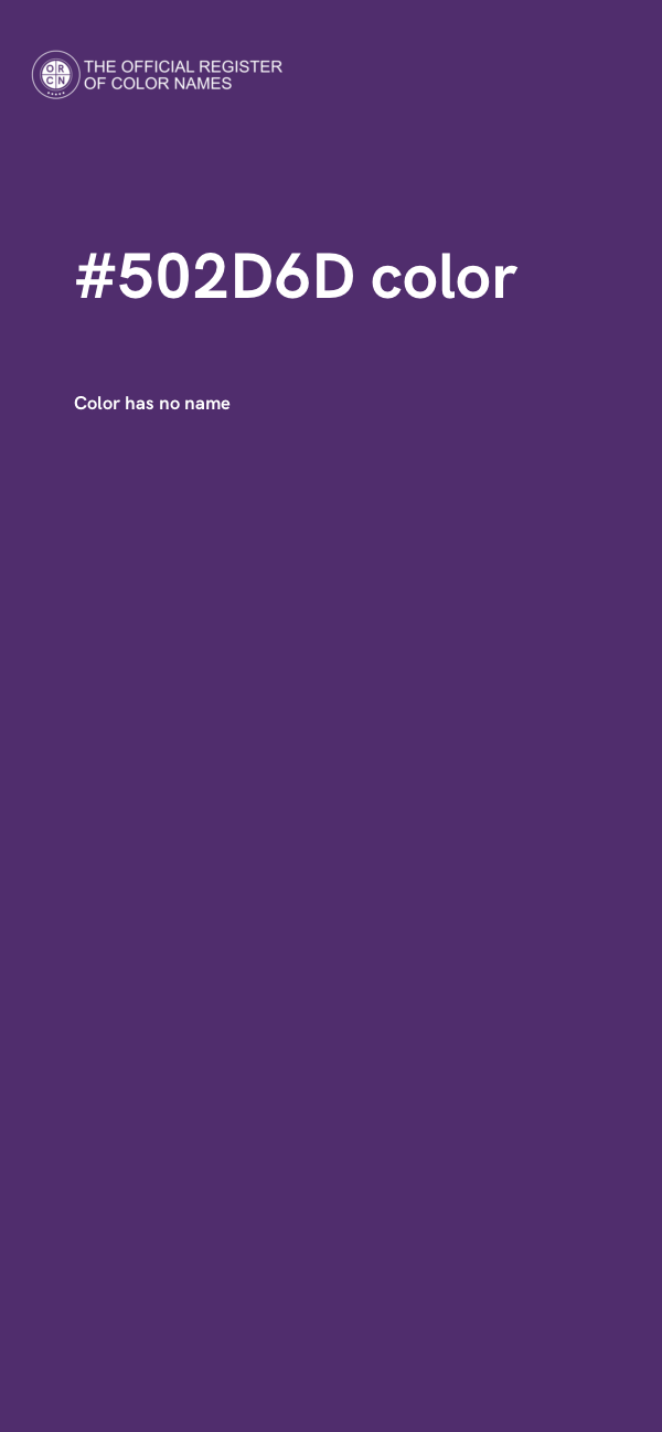#502D6D color image
