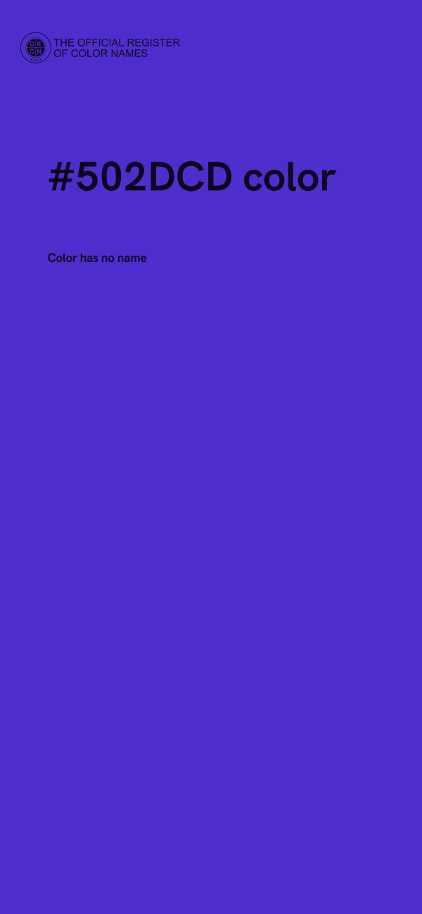 #502DCD color image