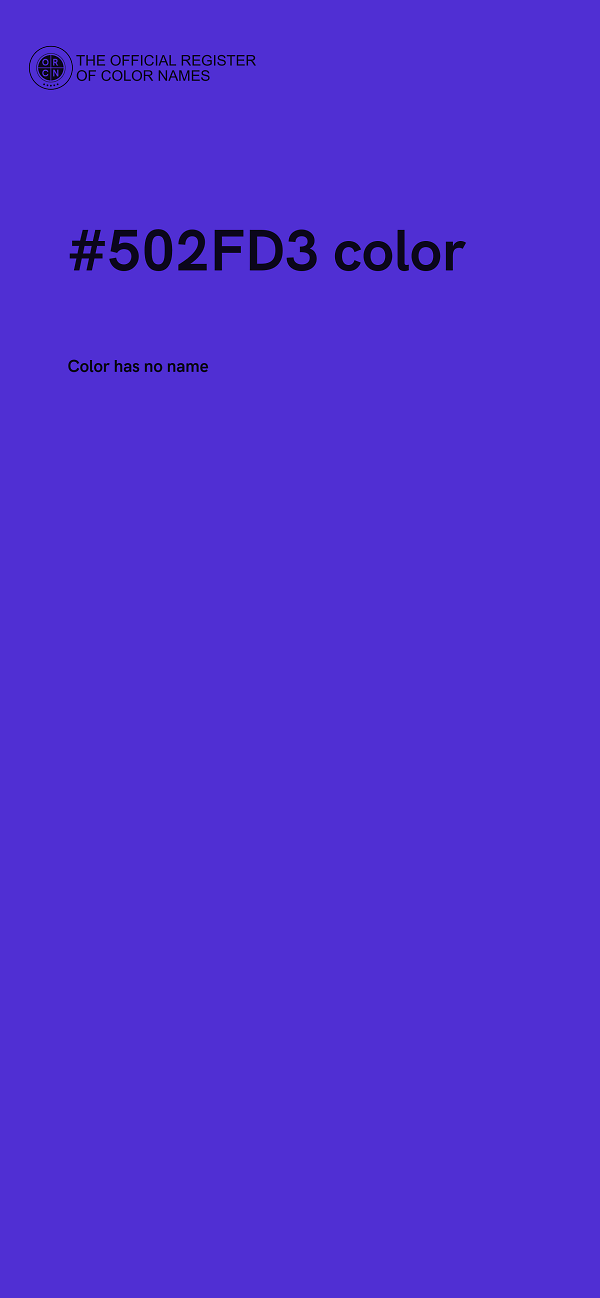 #502FD3 color image