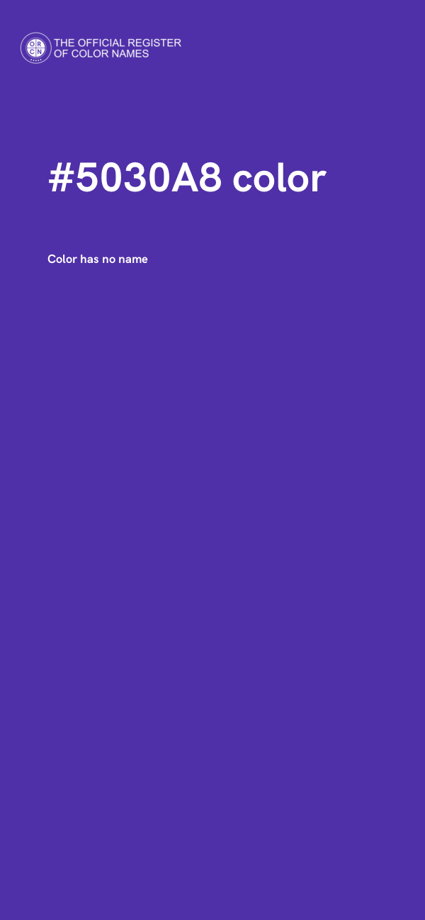 #5030A8 color image