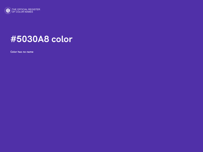#5030A8 color image