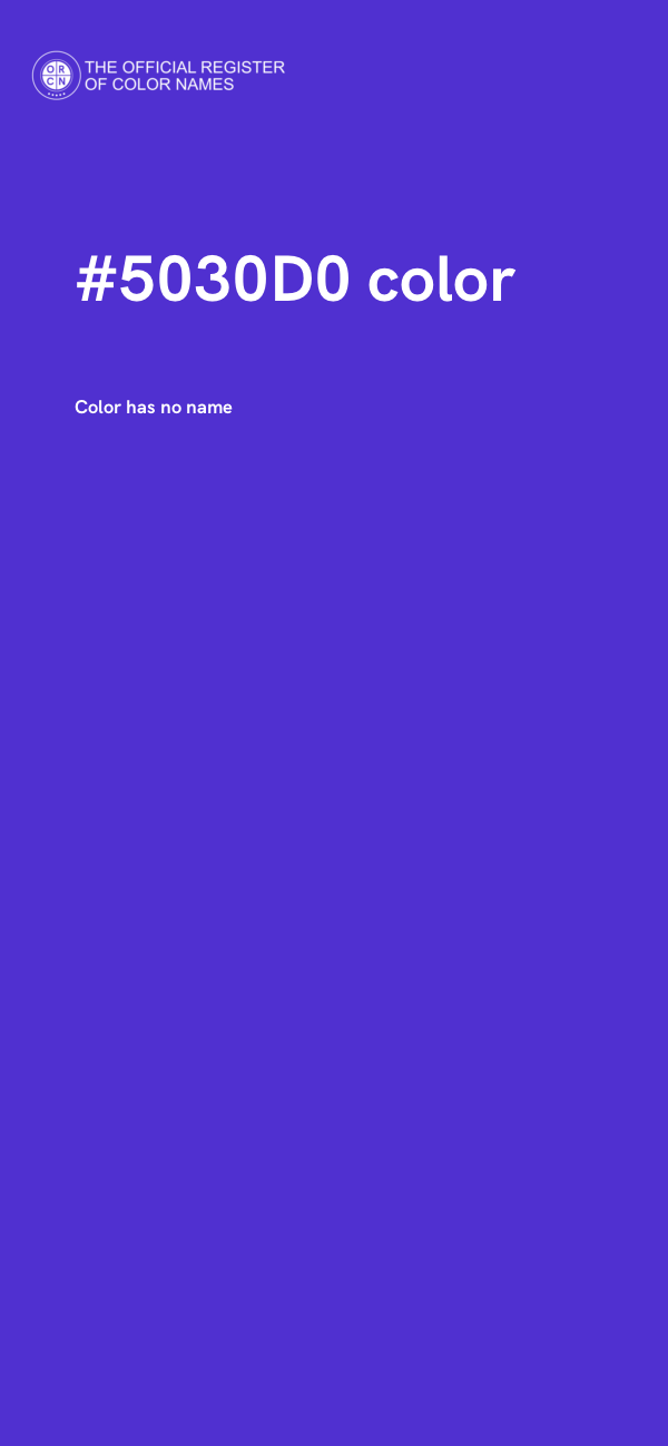 #5030D0 color image