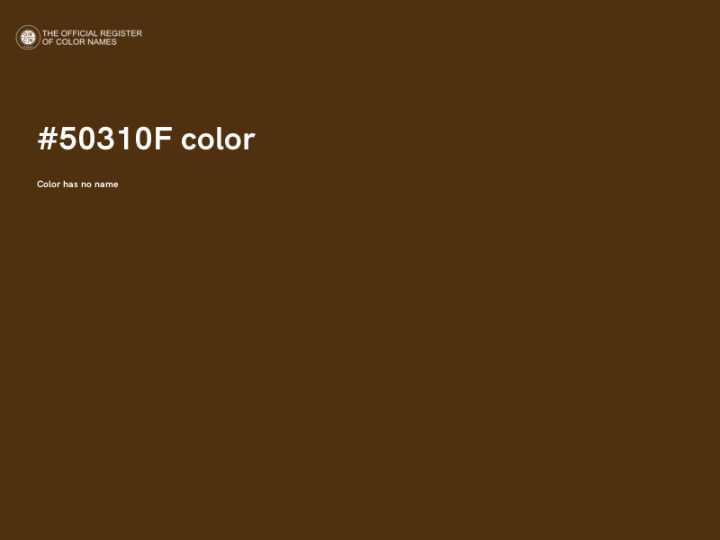 #50310F color image