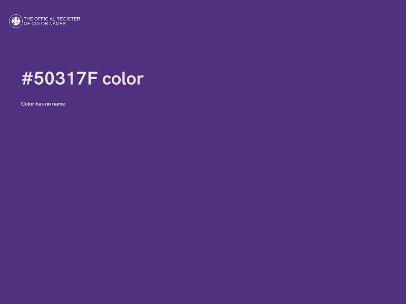 #50317F color image