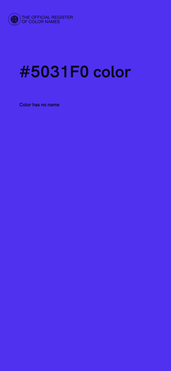 #5031F0 color image
