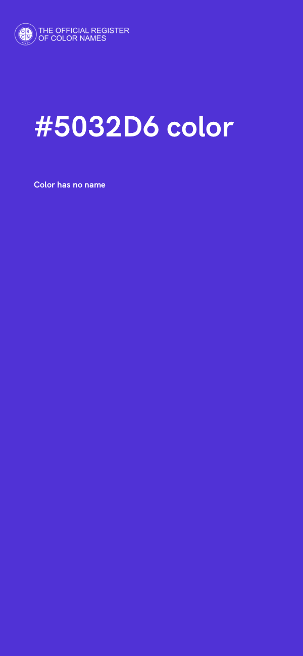 #5032D6 color image