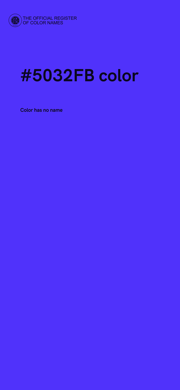 #5032FB color image