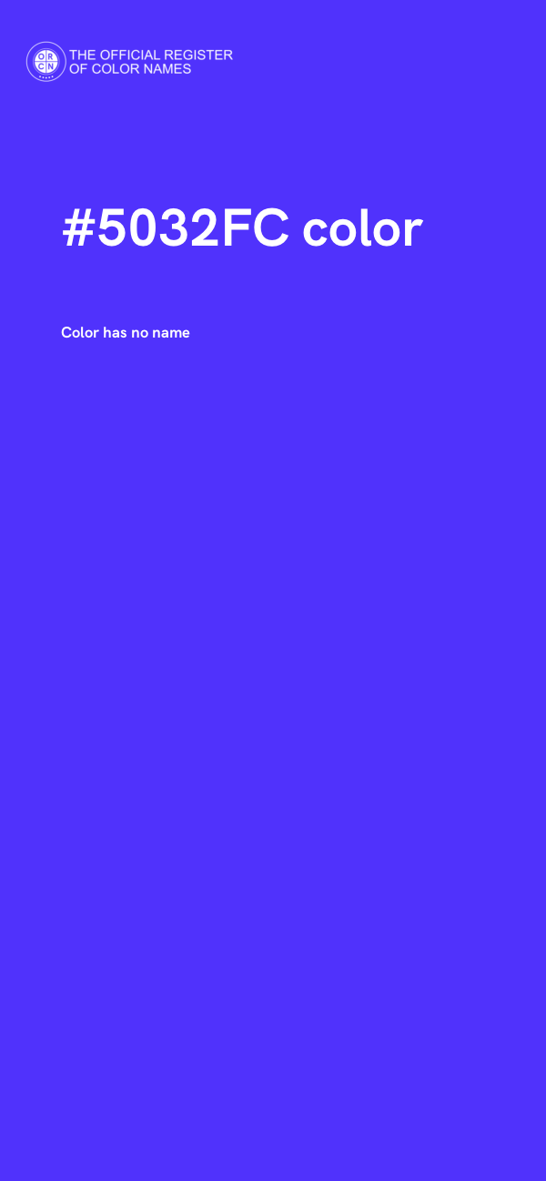 #5032FC color image