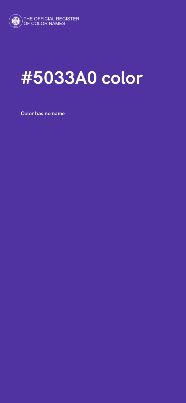 #5033A0 color image