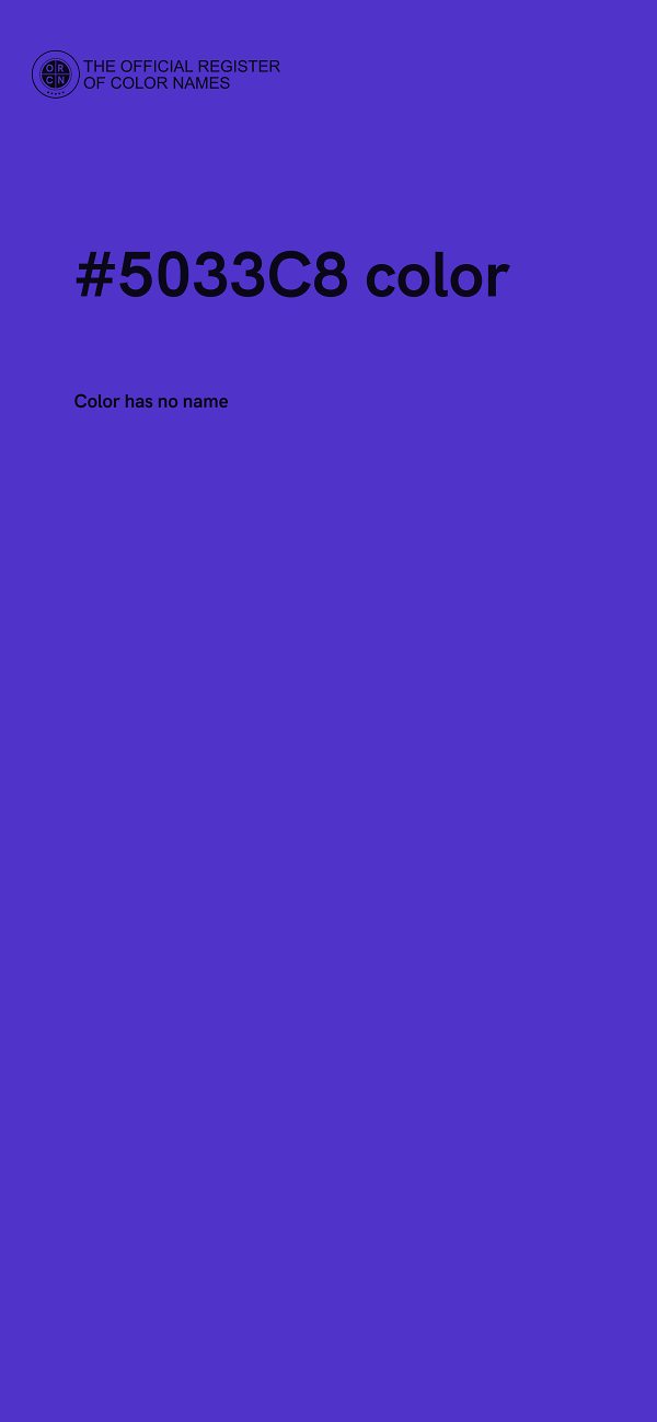 #5033C8 color image