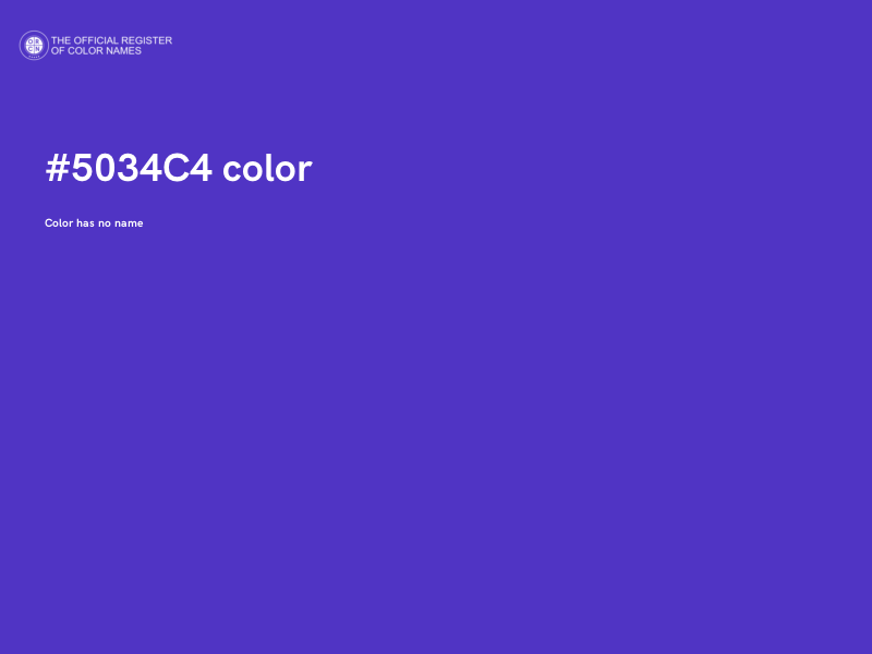#5034C4 color image