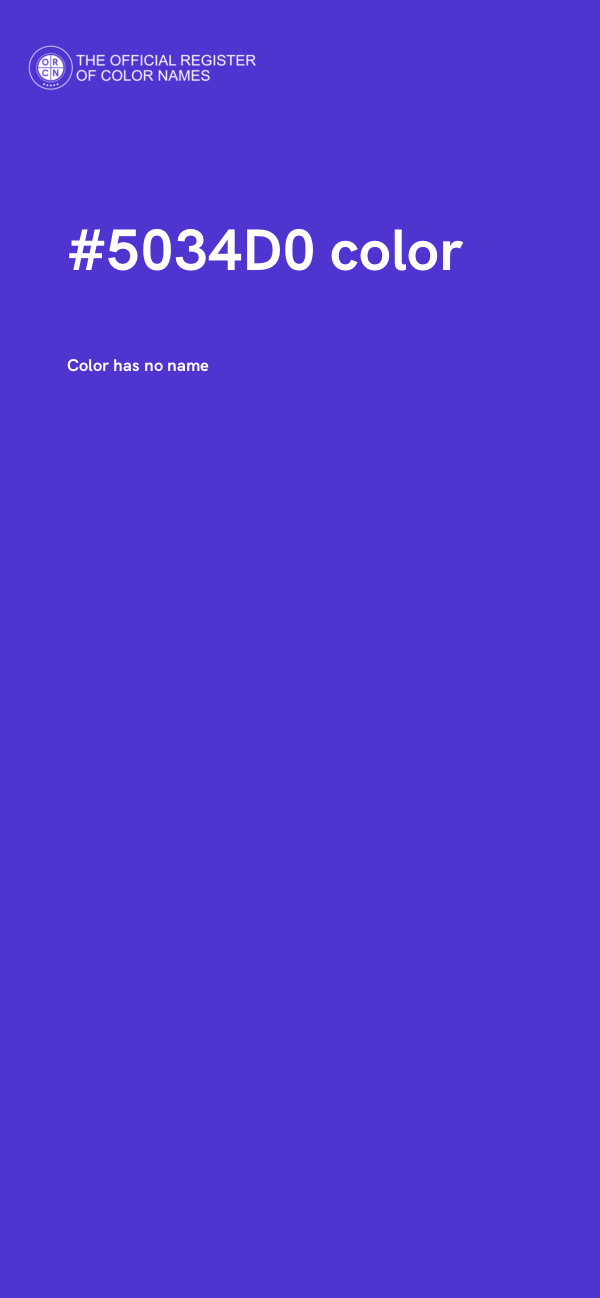 #5034D0 color image