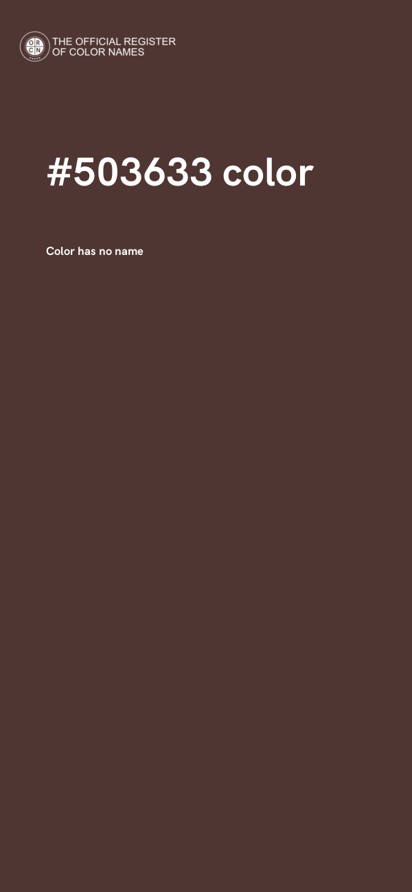#503633 color image