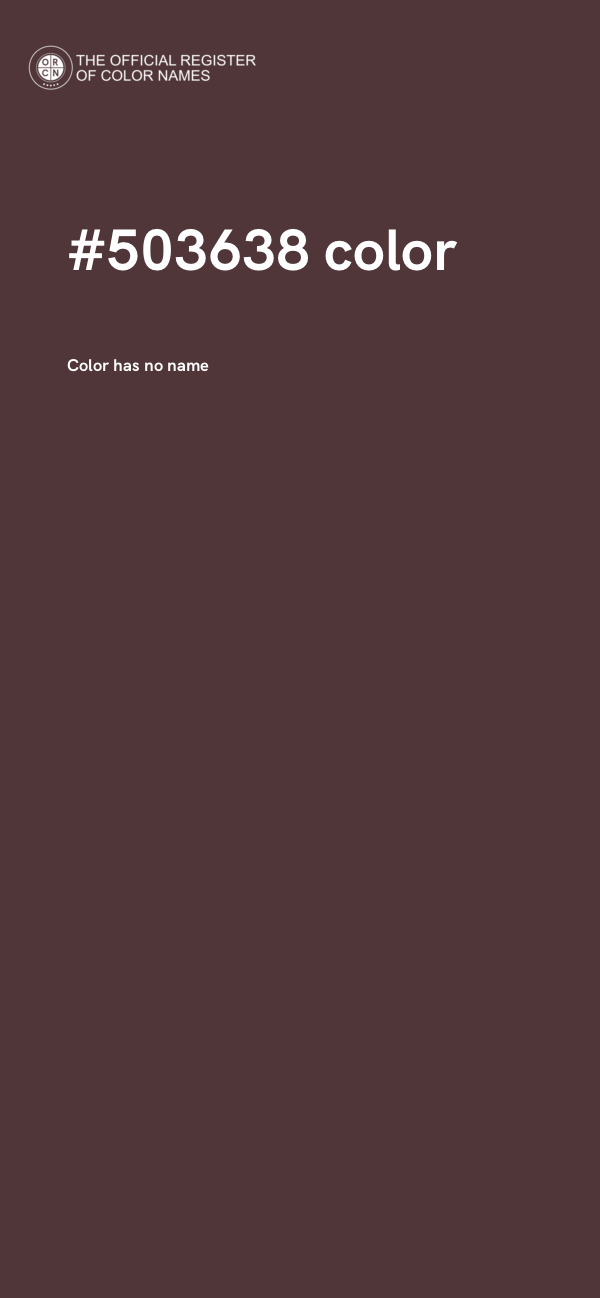 #503638 color image