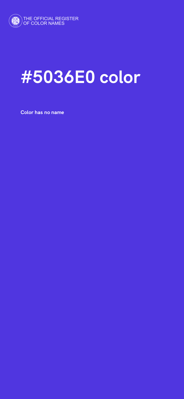 #5036E0 color image