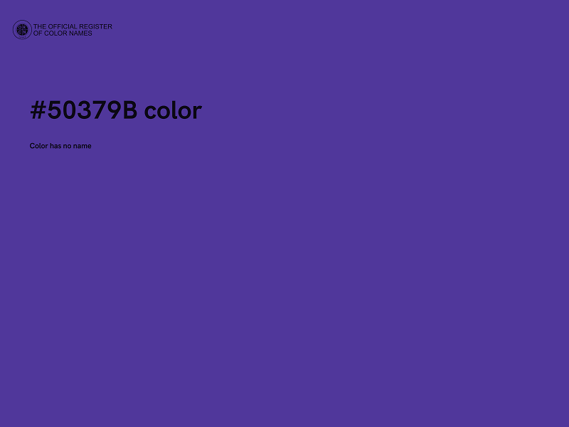 #50379B color image