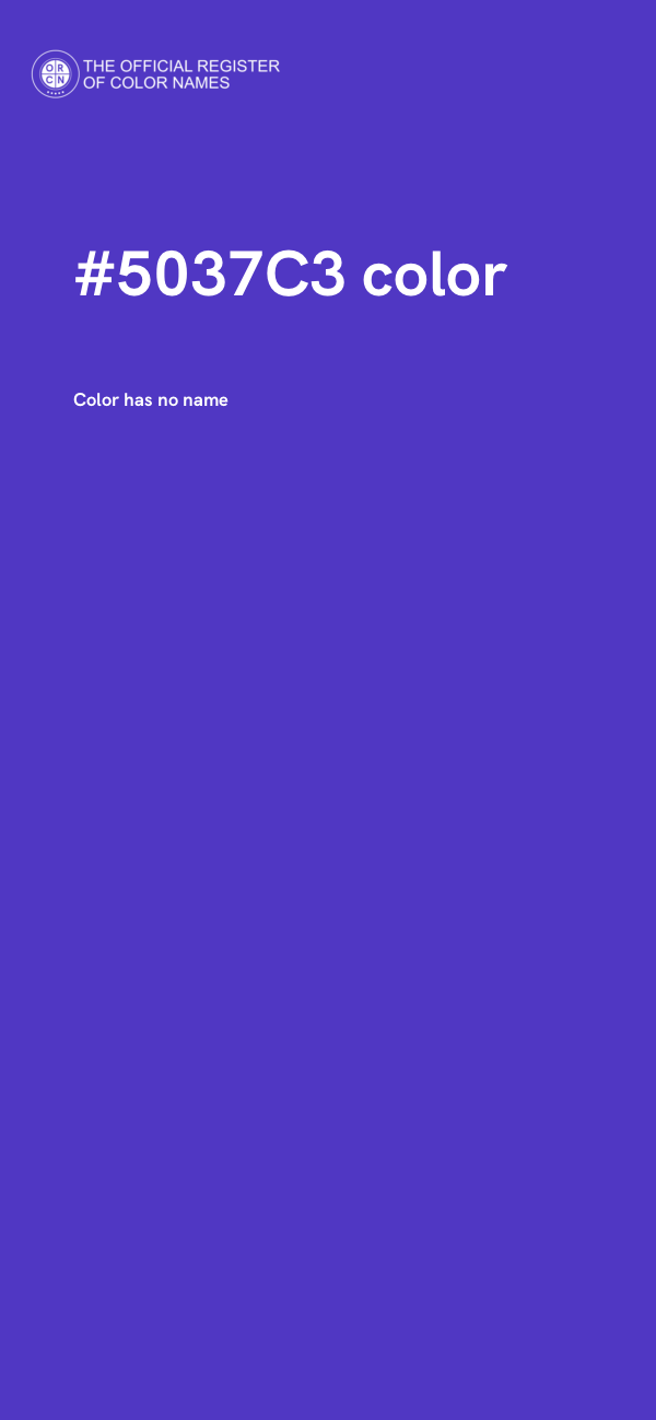 #5037C3 color image