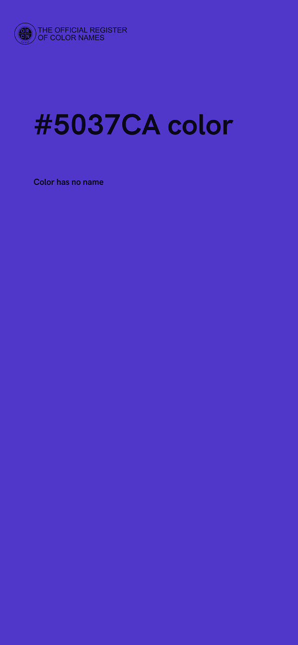 #5037CA color image