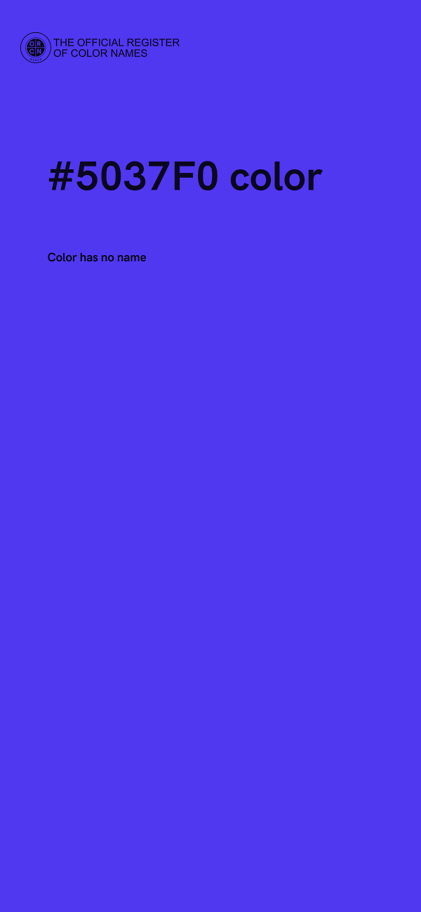 #5037F0 color image