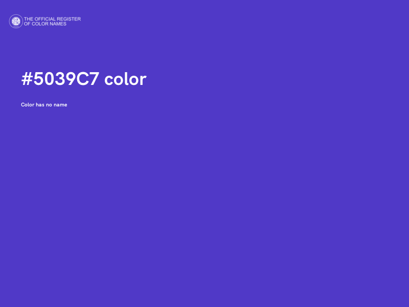#5039C7 color image