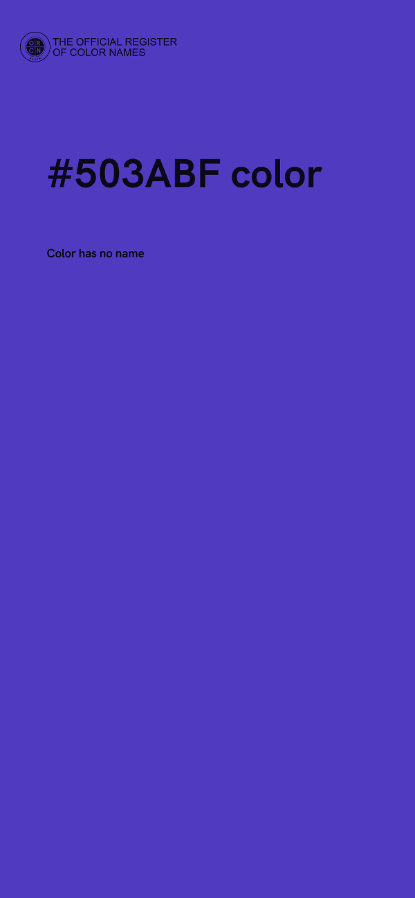 #503ABF color image