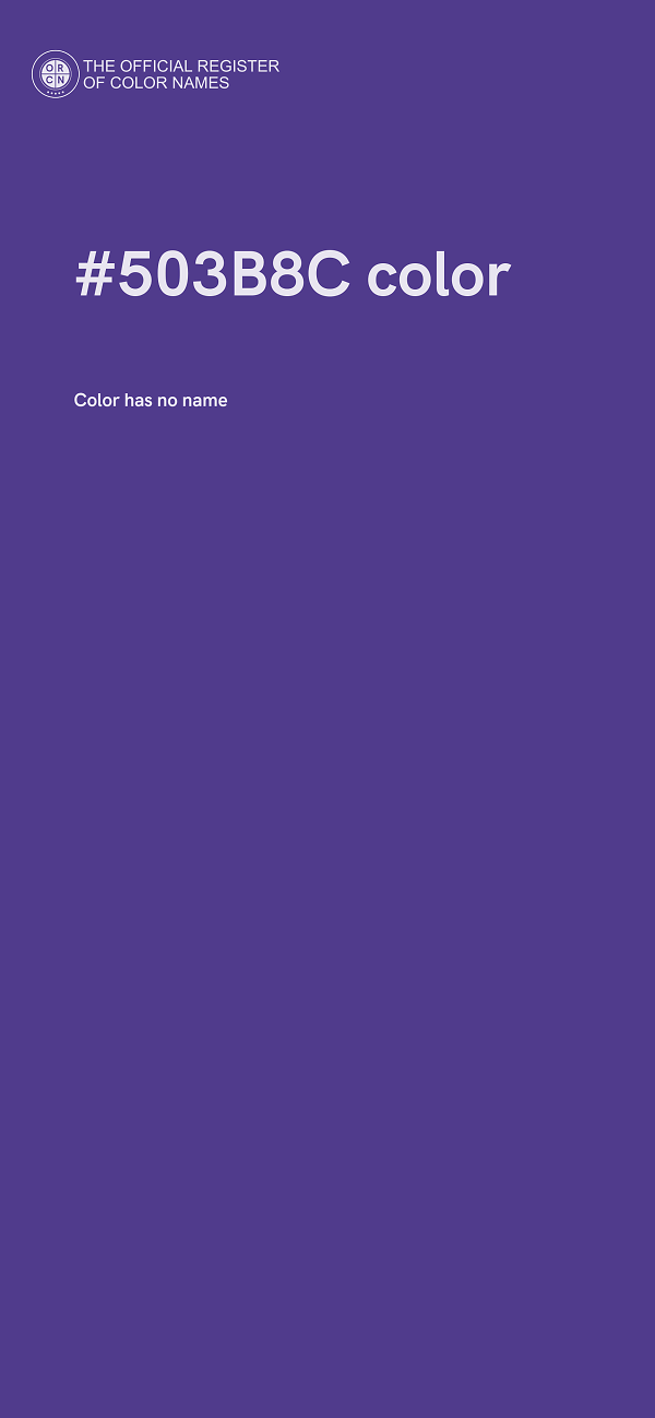 #503B8C color image
