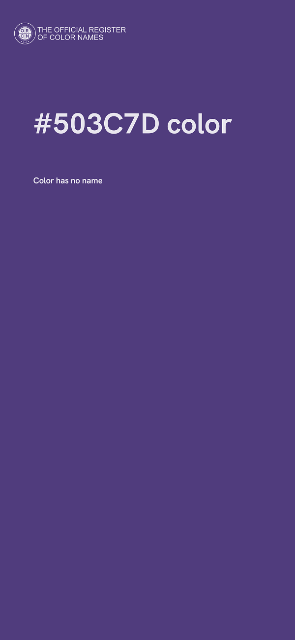 #503C7D color image