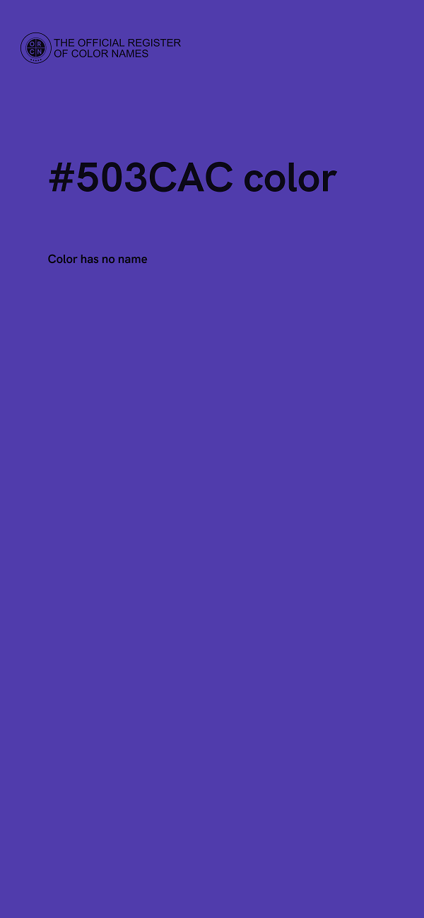 #503CAC color image