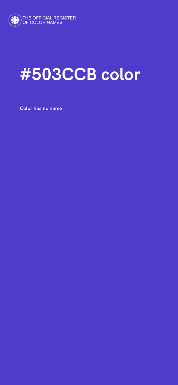 #503CCB color image