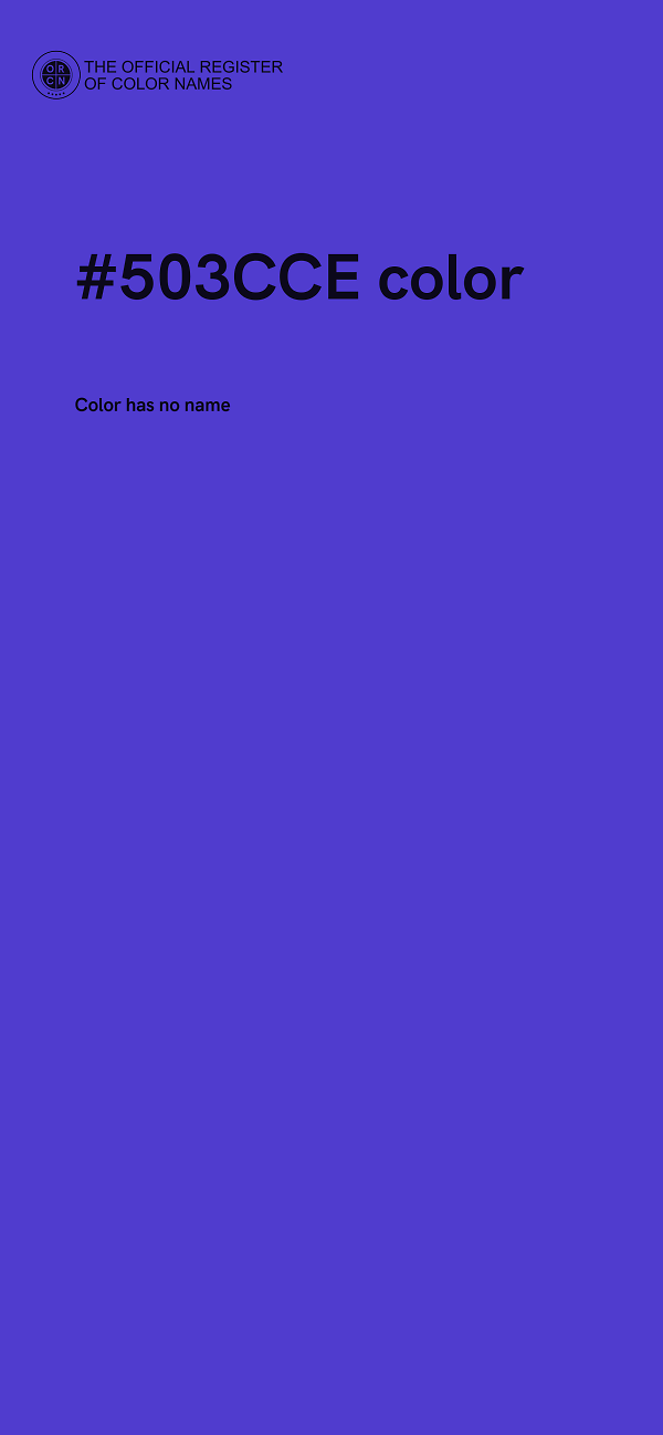 #503CCE color image